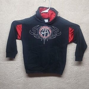 Nike "Hoops" Boys Size‎ Small (8). Hoodie Black Red